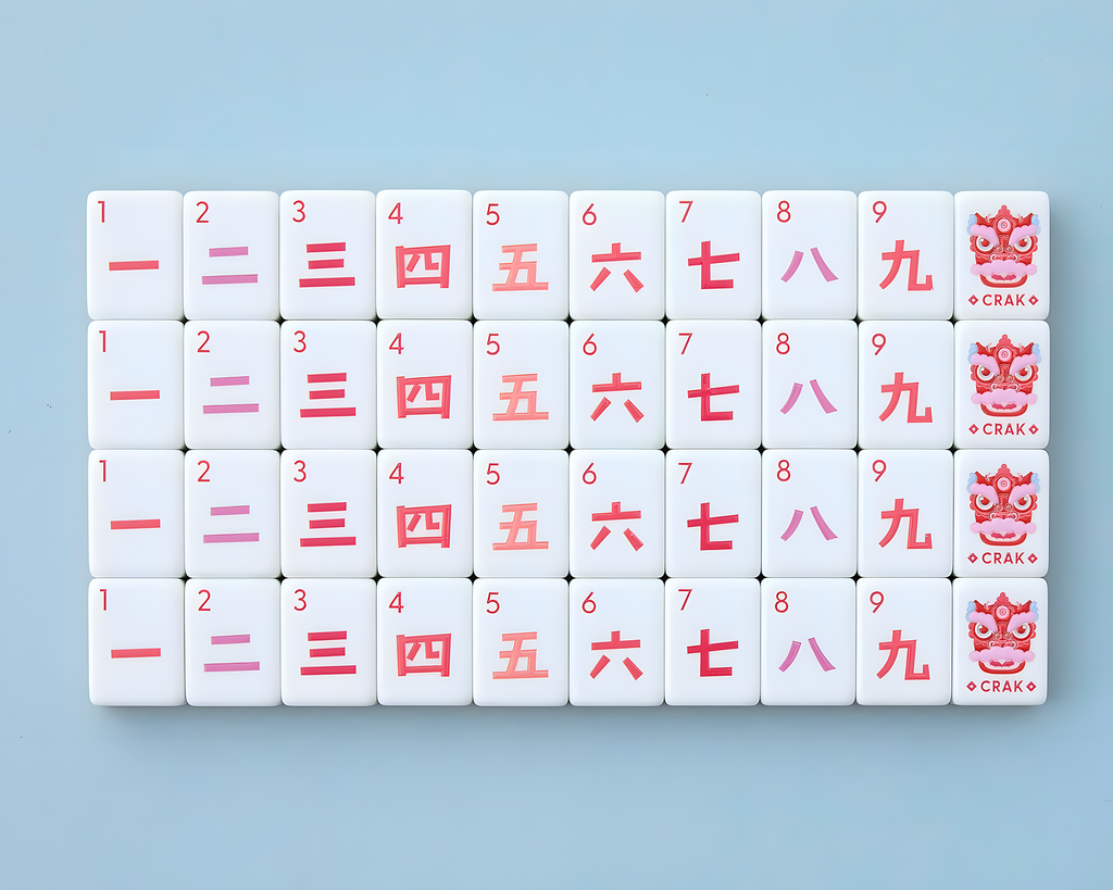 Mahjong Tile Set Orange