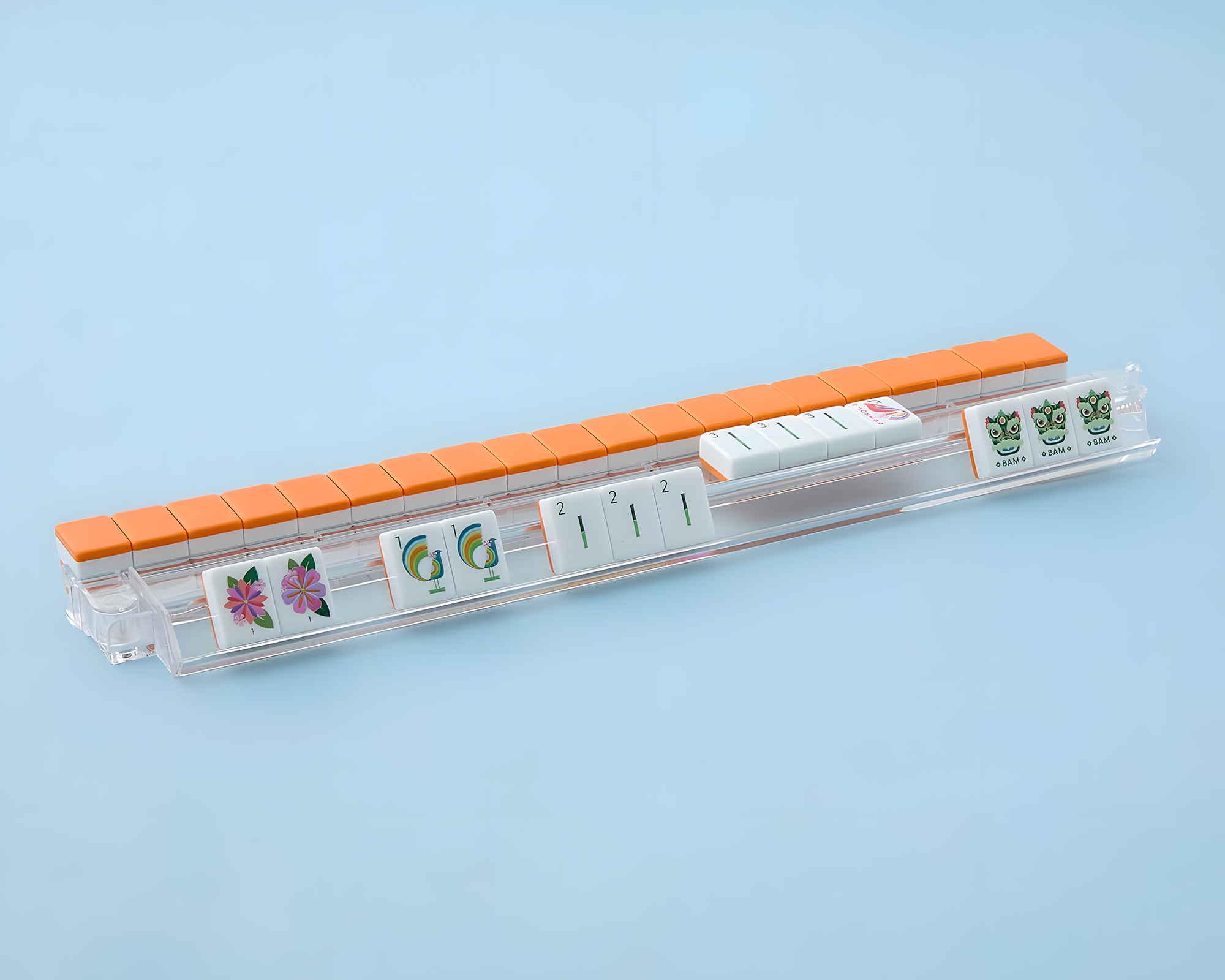 Mahjong Tile Set Orange